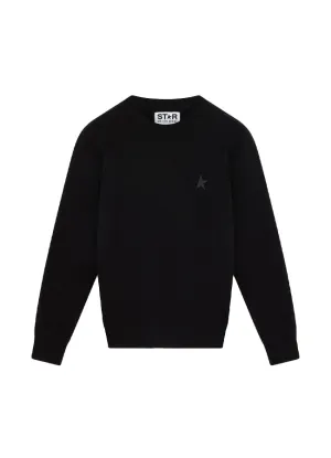 Golden Goose Black Archibald Star Sweatshirt